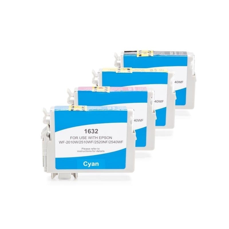 Compatible Epson C13T16364010 / T1636 Cartouche d’encre Multipack (C,M,Y,K)
