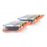 Compatible Canon CLI-521 Cartouche d’encre Pack Économique (je2xFBK,BK,C,M,Y) 10 pcs avec puce