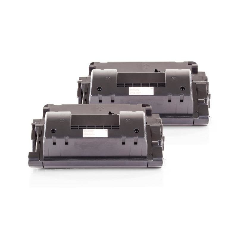Compatible HP CE390XD / 90X Toner Noir Double Pack
