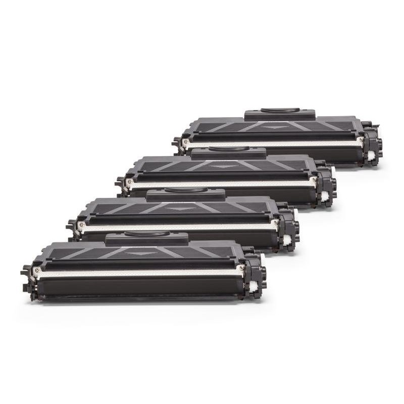 Compatible Brother TN-2010 Toner Noir(e) XL Pack Économique (4 pcs) Compatible Brother TN-2010 Toner Noir(e) XL Pack Économique (4 pcs)