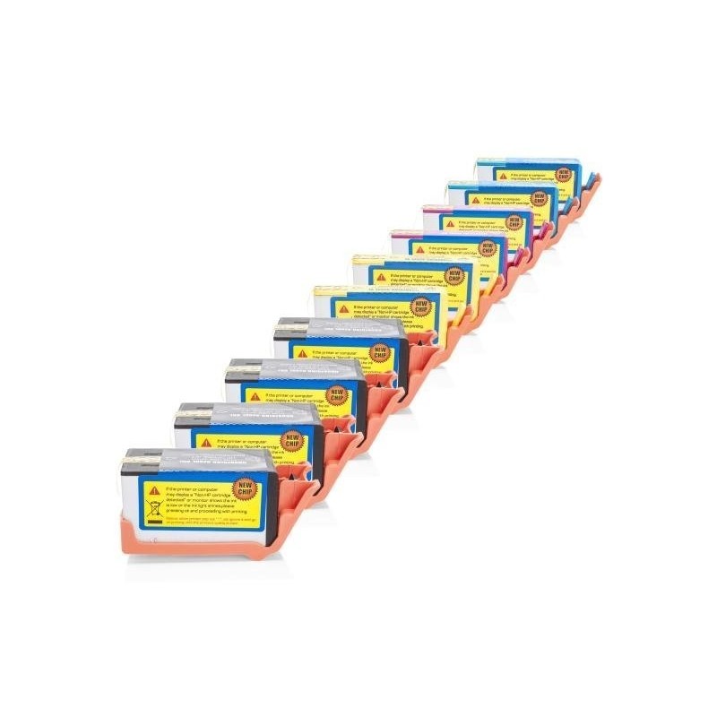 Compatible HP Nr. 920 XL Pack Économique (4x BK, je 2x CMY) 10pcs